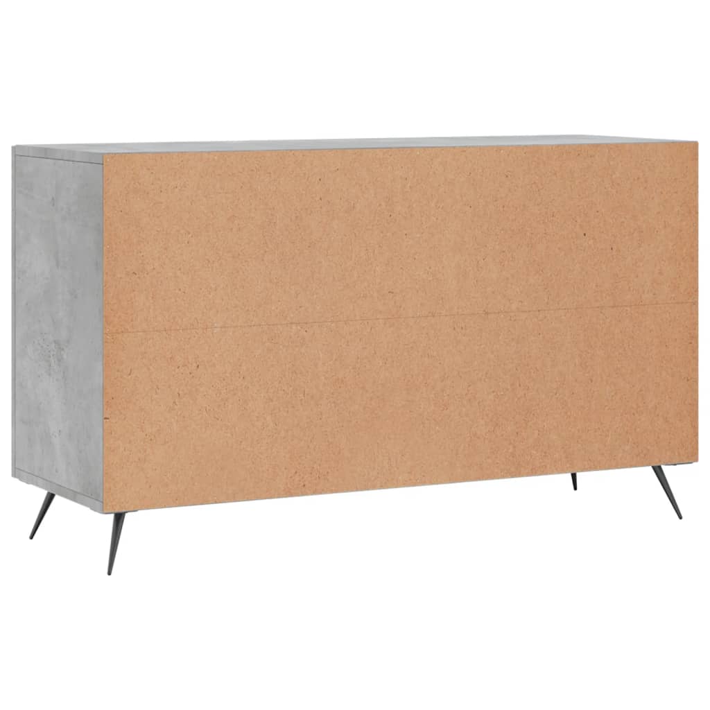 Sideboard Concrete Grey 100 X 36 X 60 Cm Particleboard