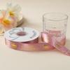 2.5cm Happy Birthday Cake Ribbon Flower Packaging Ribbon Gift Strap Handmade DIY Decorative Ribbon