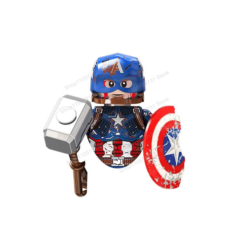 Blind Box Anime Super Cartoon TV Movies Heroes Assembly Building Blocks Kid MINI Brick Toy Collection Gift Christmas Gift TV6220