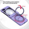 Magnetic Wireless Charging Flip Phone Case With Rotating Stand Galaxy Z 8 7 6 5 4 3 Shockproof Hard Cover