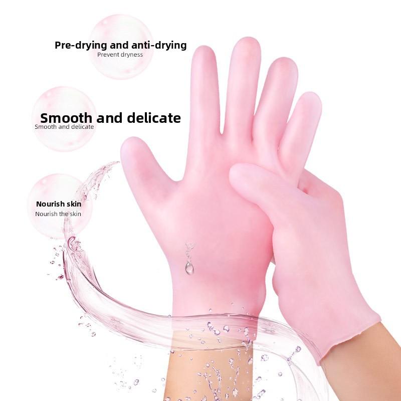 Sebs Elastic Gel Wet Hand Anti-drying Crack Waterproof Gloves Soft Hand Guard Dishwashing Gloves
