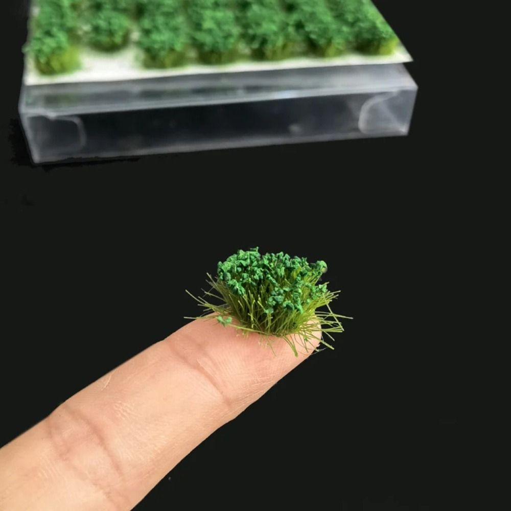 Railway Train Miniature Flower Cluster ABS Plant Materials Flower Grass Model  Sand Table