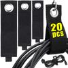 1/20pcs Nylon Heavy-Duty Storage Strap Reusable Extension Cord Organizer Cable Ties Hose Holder Garage Organization Loop Hanger