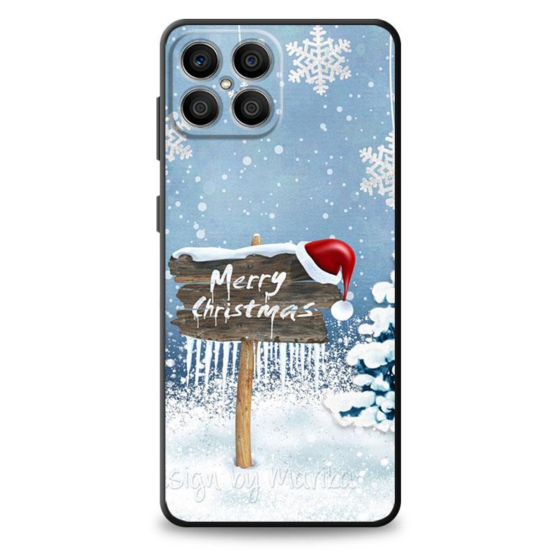 Merry Christmas Snow Winter TPU Soft Case Cover for Xiaomi Mi 9 SE A2 Lite 11 Lite 10S 12 10 5G 9T 10T 11T Note 10 Pro 12X Bag