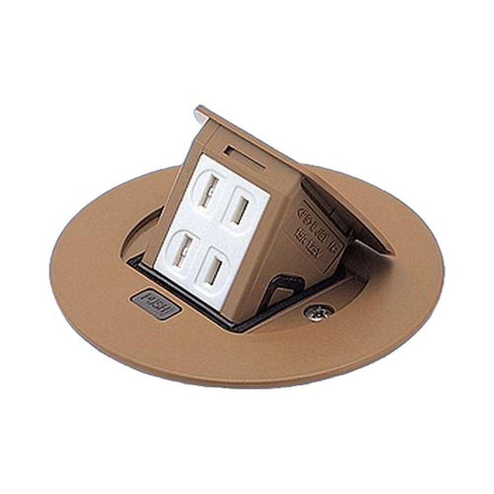 

Panasonic Residential F Type Upcon Round 2 Mouths Oak 2P 15A 125V DU1100DK