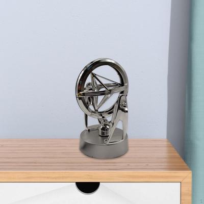 Triangle Permanent Motion Instrument Statue Gift Plastic Figurine for Office