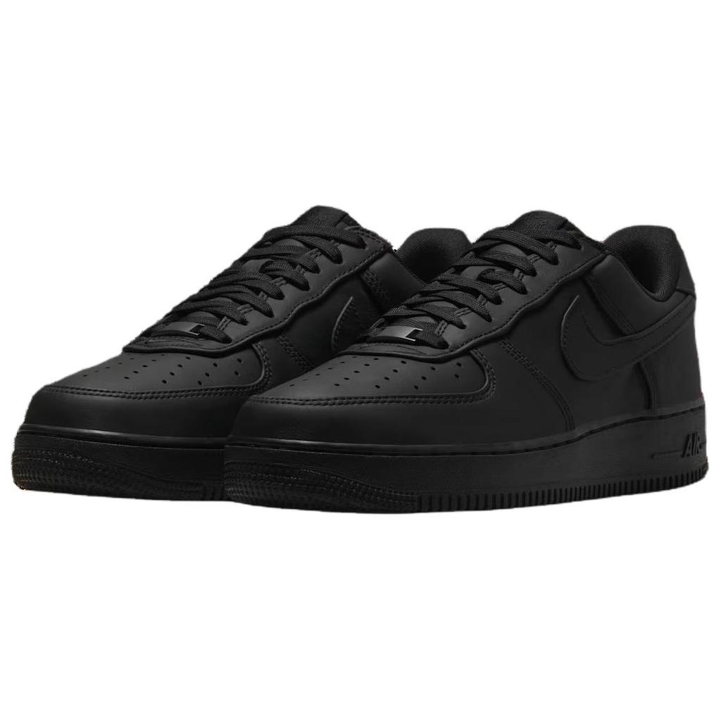 Nike Air Force 1 Low Top Skateboard Shoes Unisex Black Sneakers IM3078-001