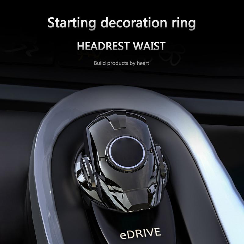WAM3   1pcs Car Engine Stop One Click Start Button Decorative Cover Trim For Benz GLA CLA GLE W176 W246 W166 C117 X156 R172 W212 W205