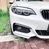 Paar Frontstoßstangenlippe Splitter Seitenschweller für BMW F22 F23 F87 M2 M Sport 2014-2022 Nebelscheinwerferabdeckung Zierleiste
