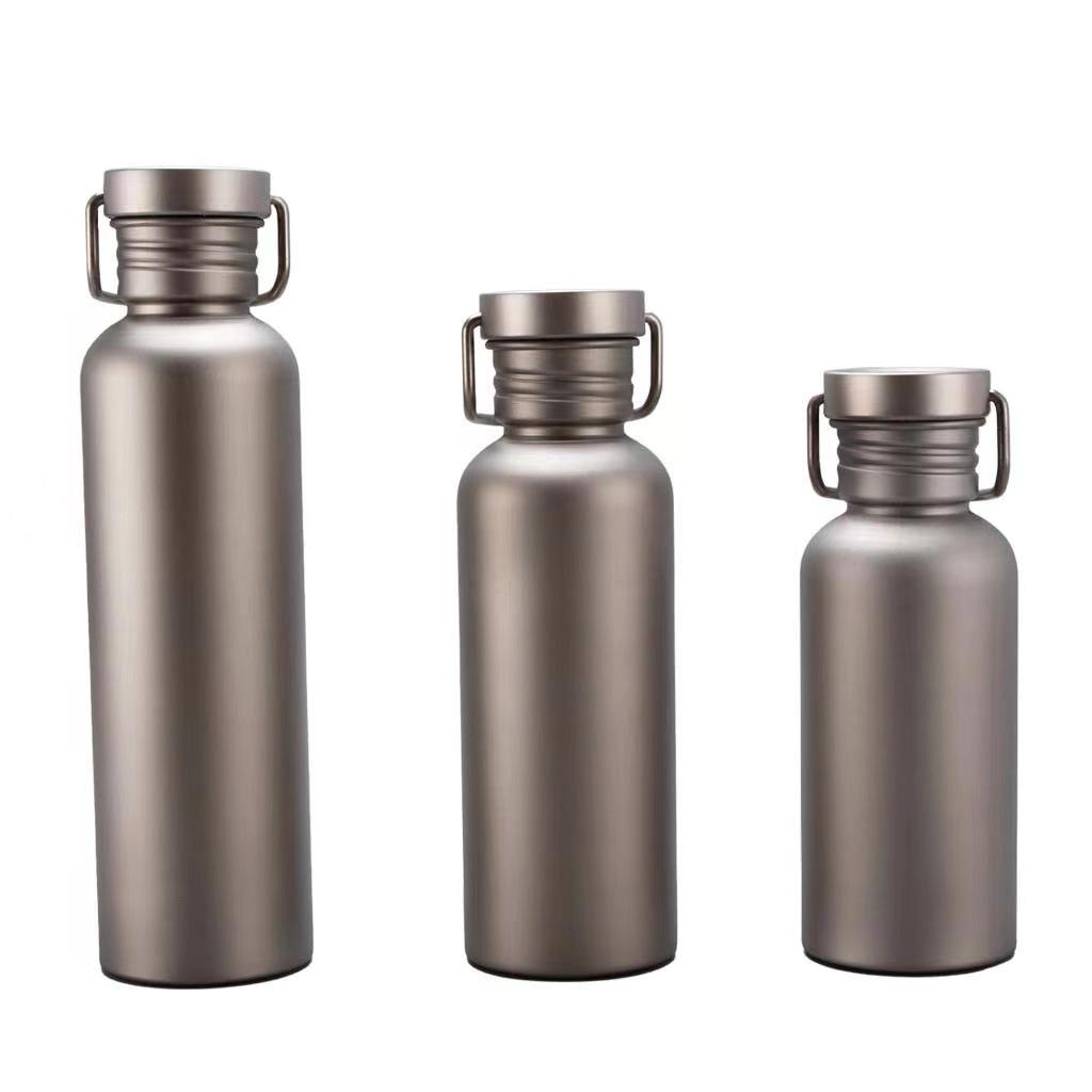 Outdoor Titanium Water Bottle 500ml/600ml/750ml Riding Cycling Water Bottles