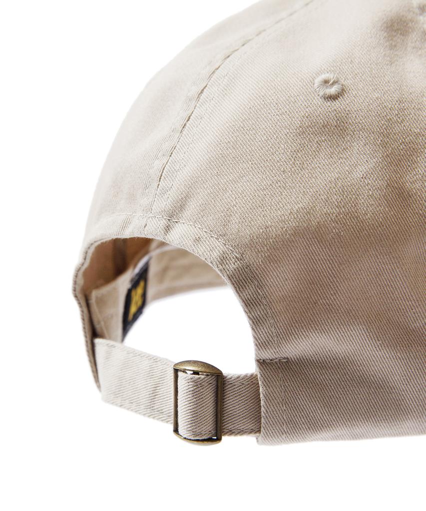 LEE Small Twitch Logo Cotton Curve Ball Cap Beige