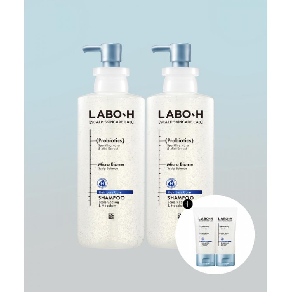 Labo H Scalp strengtHening Clinic Cooling   No Sebum sHampoo 400ml 2 Pack NONE