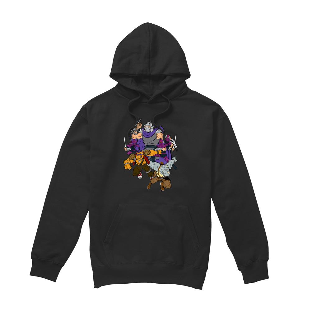 Teenage Mutant Ninja Turtles Mens Shredder And Foot Clan Hoodie