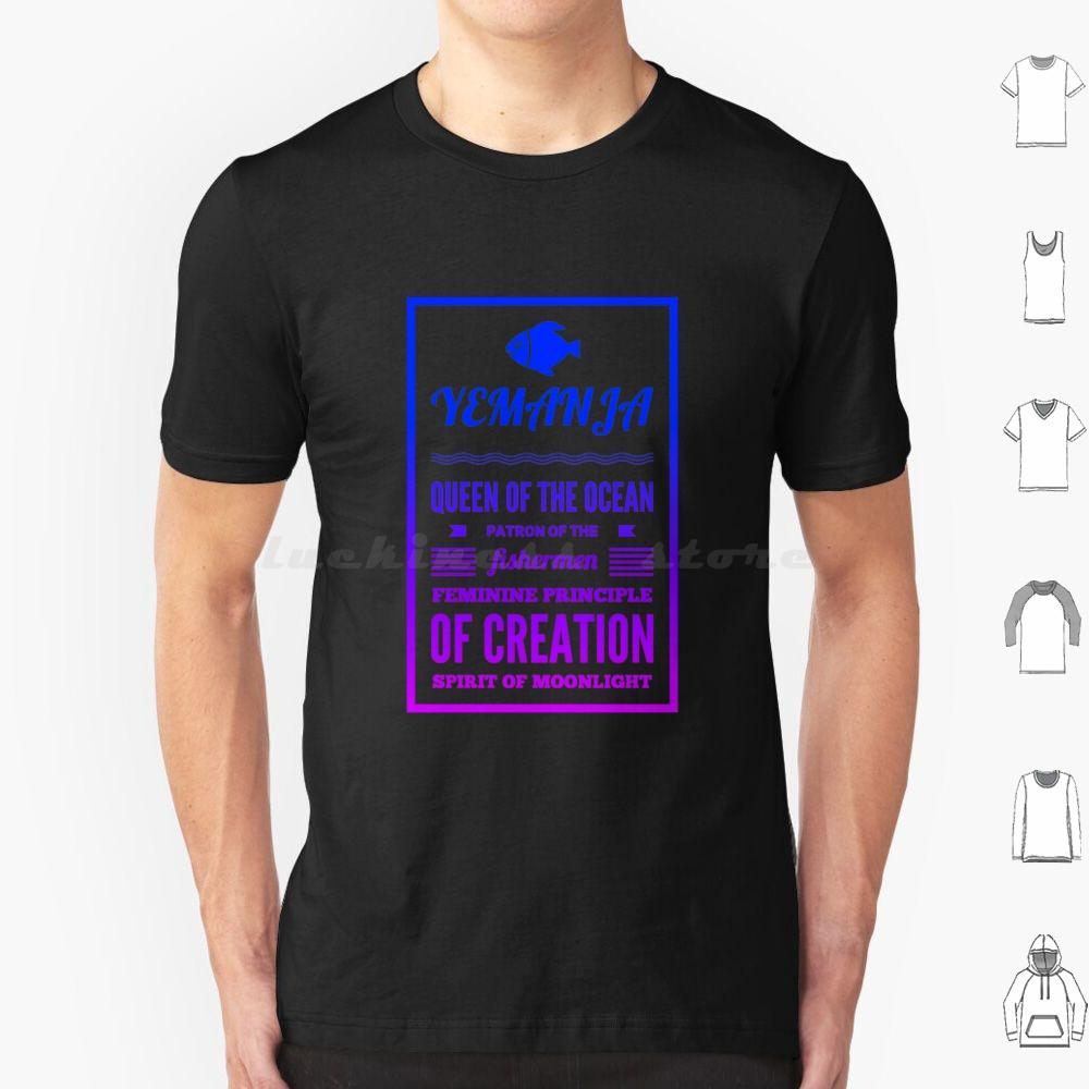 Yemanja Queen Of The Ocean T Shirt Men Women Kids 6xl Brazil Umbanda Iemanja Afro Candomblé Exú Macumba Sea Yoruba Africa