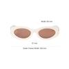 MIU MIU Simple Modern Fashion Oval Sunglasses Women Sunglasses Milk-White SMU11W_E21D_FE90Q_C_054