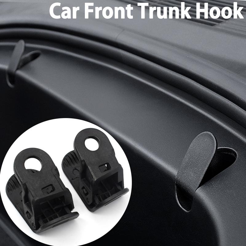 2PCS Front Trunk Bag Hooks for  Tesla Model 3 Frunk Hooks Clip Bolt Covers Grocery Bag Cargo Hook Cover Auto Accessories