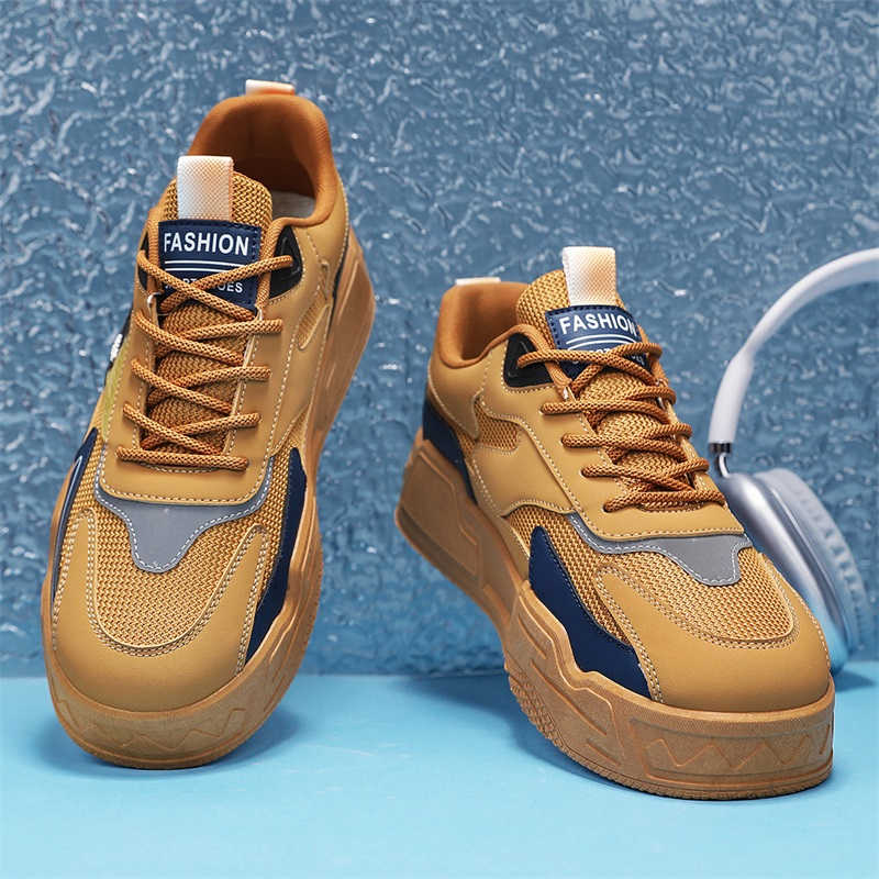 Fashion Platforme Thick Sole Elegant Sneakers Heels Summer Shoes For The Elderly Black Dress Shoes Man Sport To Play Famous Tnis