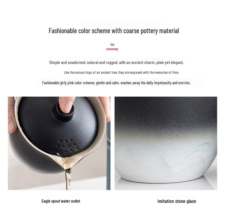 Kung Fu Travel Tea Set: Portable Quick Cup for On-the-Go Outdoor Tea Activity