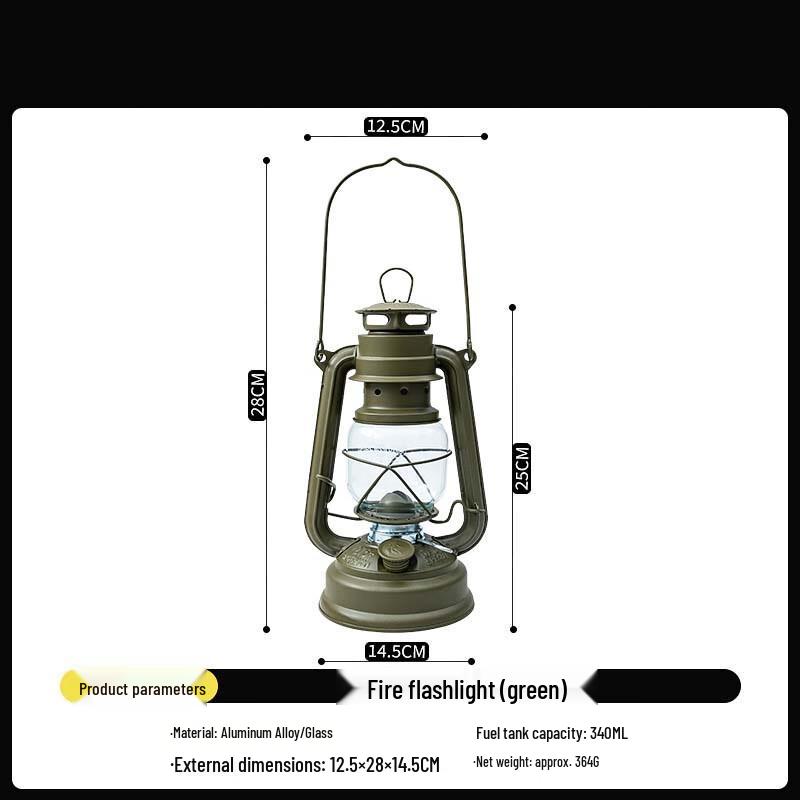 OEING Vintage Camping Lantern One Size