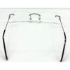 RSINC Rimless Frame Eyeglass Spectacle For Men & Women Silver Black Cart 1 JL156068979929