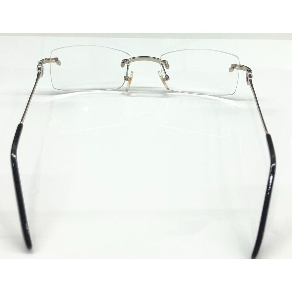 RSINC Rimless Frame Eyeglass Spectacle For Men & Women Silver Black Cart 1 JL156068979929