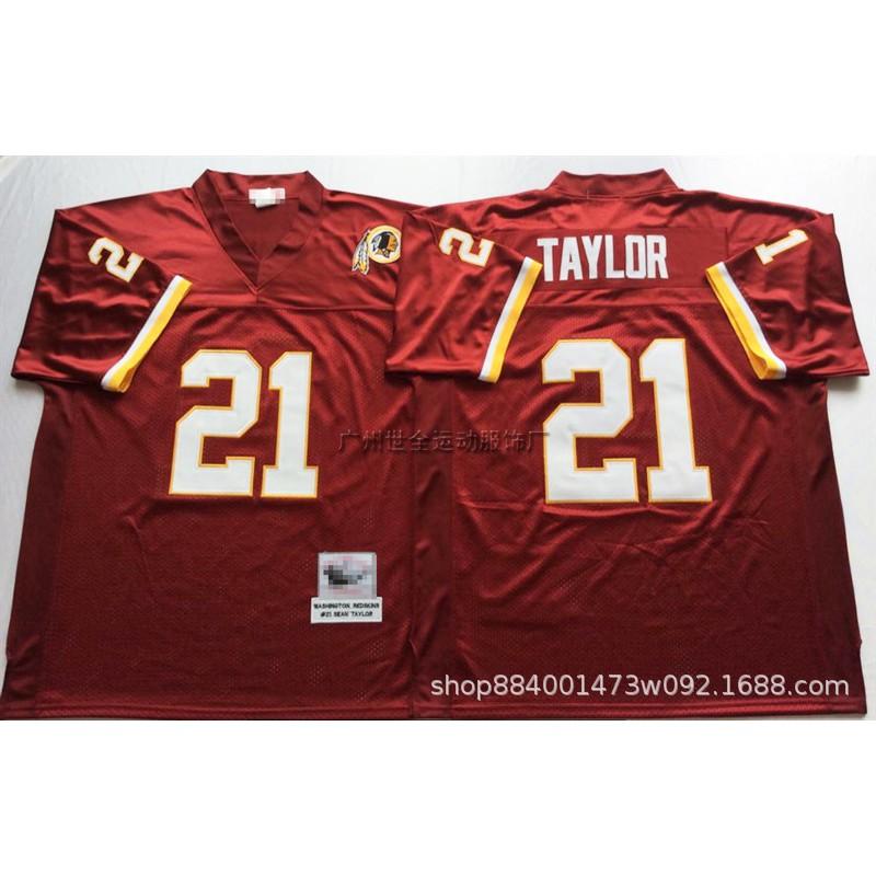 Washington Commanders Retro Football Jersey Men Women Short Sleeve Cotton Blend 44 7 Commemorative Edition