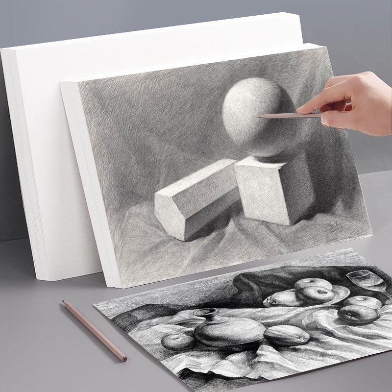 8K Blank White Sketch Paper for Art, Drawing, Watercolor & Gouache