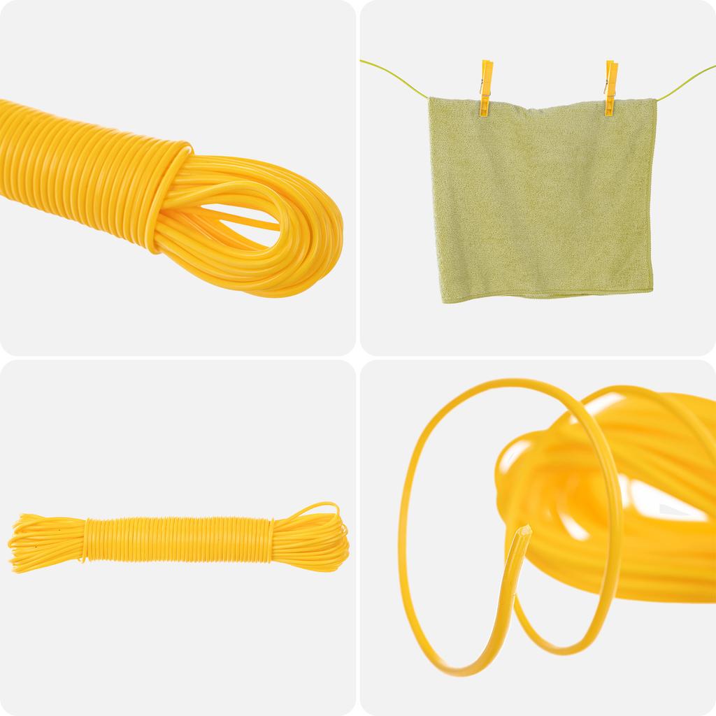 KADAX Clothesline Cord for Laundry 20 Meters Strong with Core String Balcony