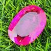 37x26 Mm Natural Flawless Ceylon Padparadscha Sapphire Oval Cut Gemstone