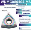 Peach-Shaped WNMG080404 Stainless Steel CNC Turning Insert