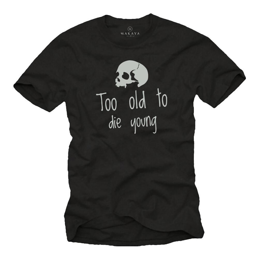 26 Funny Mens T-Shirt Saying Birthday Gift Skull Skull Funny Cool- Unisex T-Shirt XXXL