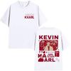 Kevin Karl 2026 Spring summer new Fashion Graphic Casual Tshirt for Men and Women Print  Pure Cotton Casual Shortsleeved top