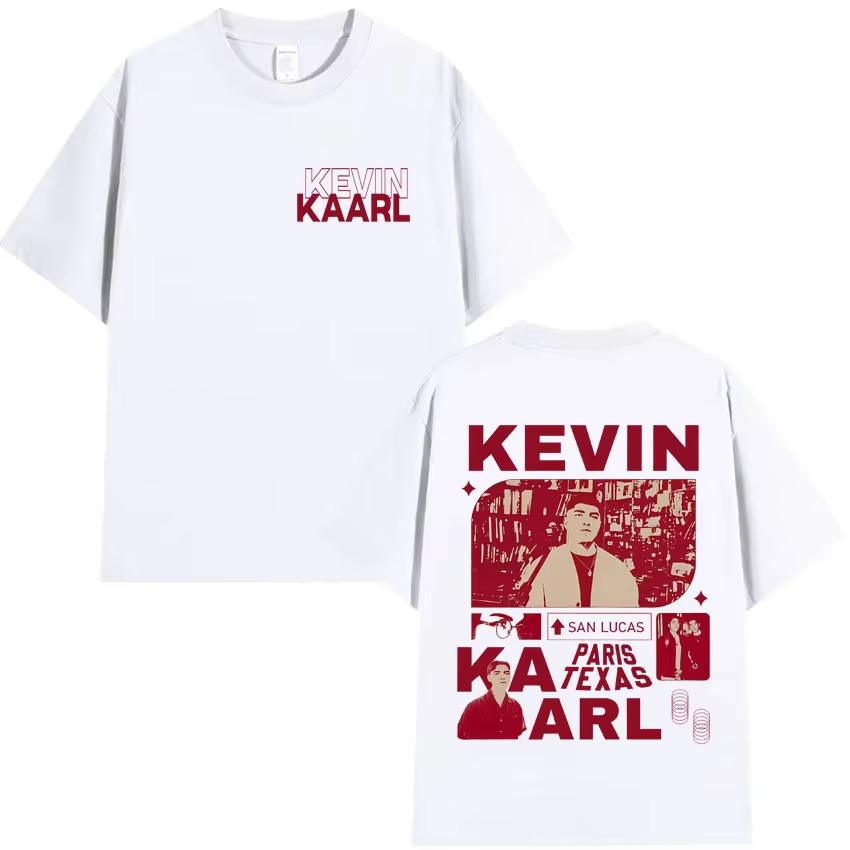 Kevin Karl 2026 Spring summer new Fashion Graphic Casual Tshirt for Men and Women Print Pure Cotton Casual Shortsleeved top