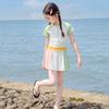 Girls One Piece Skirted Swimsuit for Ages 12-15 Summer Swimwear