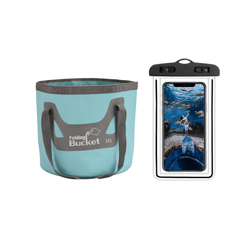 Portable Folding Waterproof Travel Fishing Bucket Bag