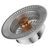 Sink Drain Strainer Baskets Stainless Steel Drain Plug Push-type Bounce Cores Drain Filter Anti Clogging Sink Stopper