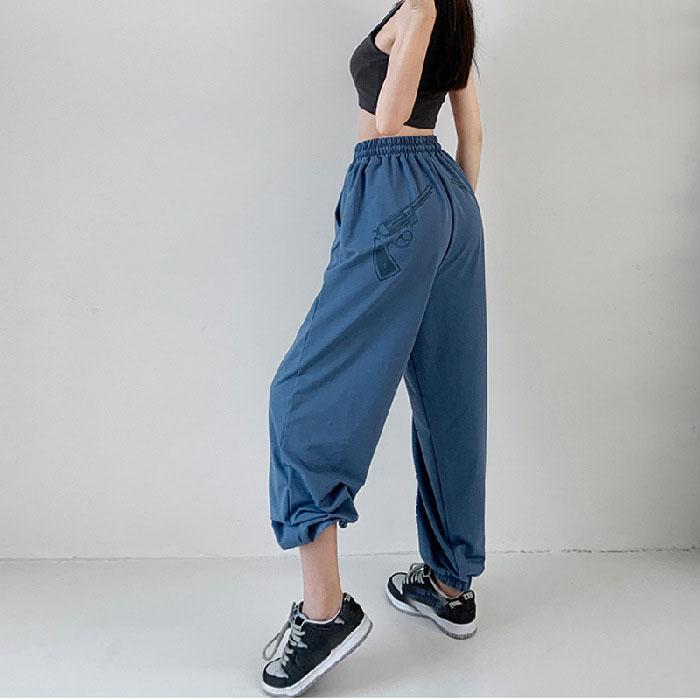 Women Korean Streetwear Casual Oversize Kpop  Baggy Spring Straight Leg Joggers Sweatpants Plus Size