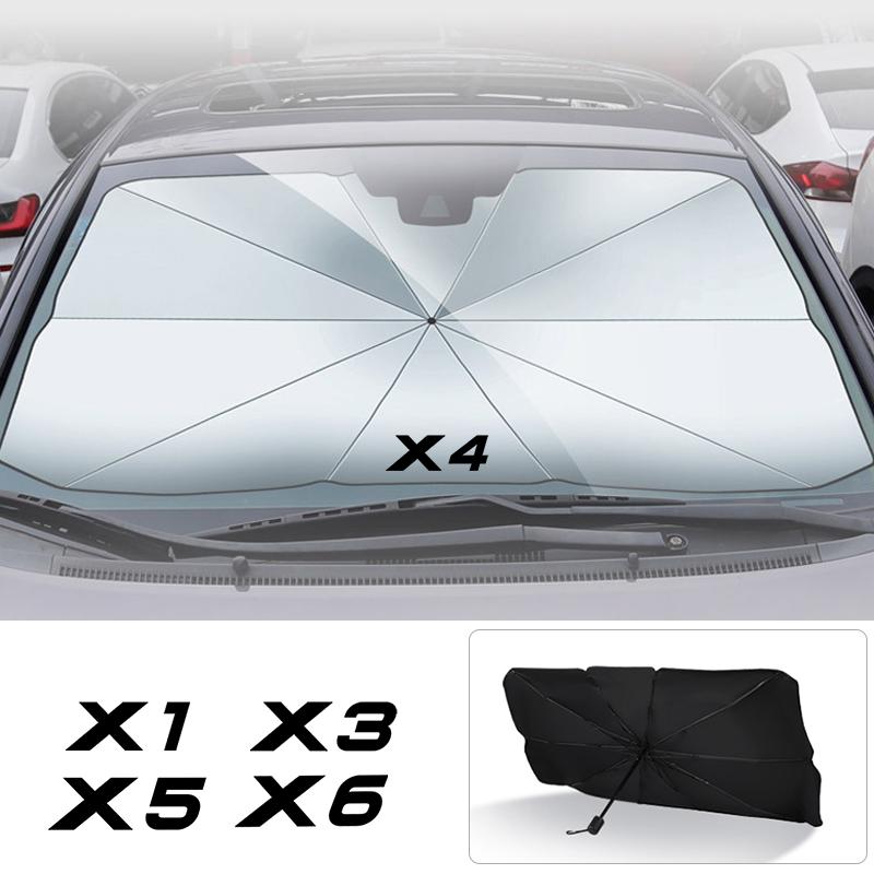 ABCDES1Suitable for BMW X1 X2 X3 X4 X5 X6 X7 Car Front Windshield Sunshade Car anti-UV Reflective Sunshade Car Interior Accessories