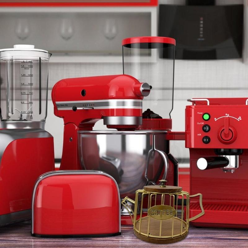 Coffee Capsules Organizer with Lid Large Capacity Espresso Pods Storage Basket Wooden Base Kitchen Countertop Cup