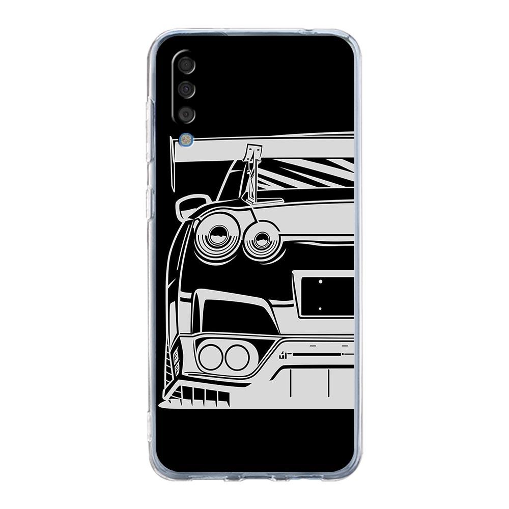 Japan JDM Sports Car Phone Case For Samsung Galaxy A52 A50 A70 A30 A40 A20E A10 A10S A20S A02S A04s A12 A22 A32 A72 5G Cover