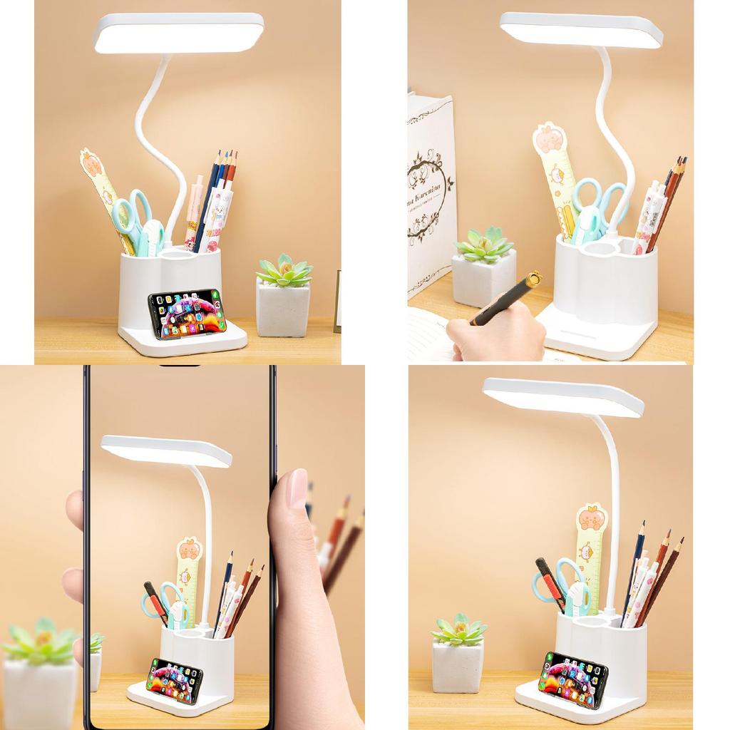 Led Reading Bedside Lamp With Smart Touch Switch And Usb Power For Home Office