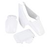 Plastic Mudguard Fairing Kit Pure White Front Mudguard Number Plate Body Panel Body Work Kit for Mini Pit Monkey Z50R