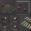 100Pcs/Lot Stainless Steel Headpin Diy Jewelry Accessories Earrings Beading Eye Pins Flat Head Pins For Jewelry Making Supplies
