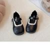 2026 Spring Children's Soft-Soled Leather Shoes - Baby Princess Lace Trim Shoes for Toddlers and Kids - Fashionable Flats