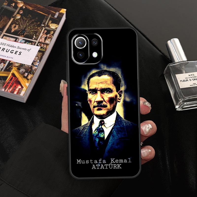 Turkey Mustafa Kemal Ataturk Case For Xiaomi 15 14 13 Ultra 11T 12T 13T 14T Pro POCO X7 Pro X3 X5 X6 F5 F6 M6 Pro Cover