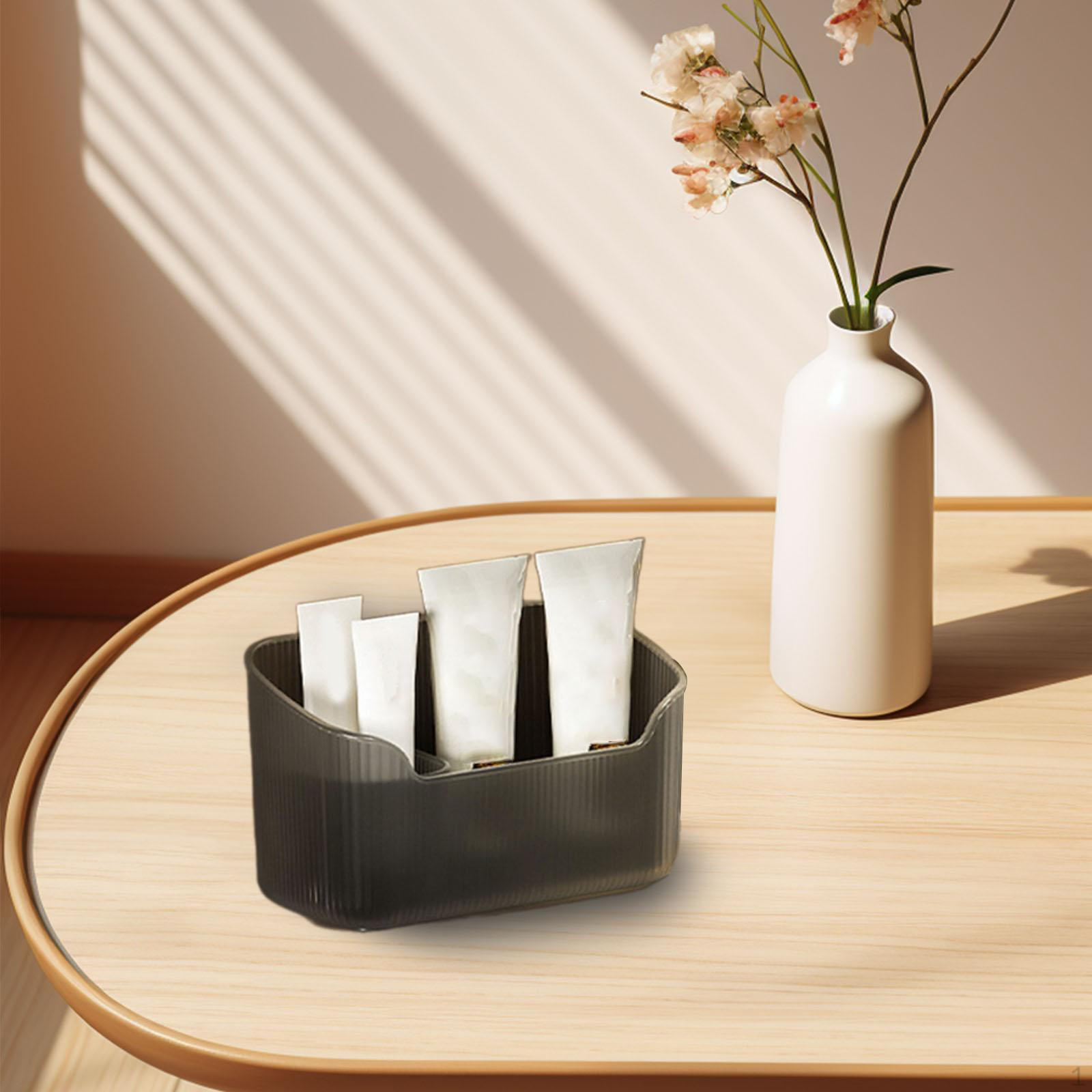 

Косметична вітрина Коробка Caddy Декоративна велика ємність для макіяжу Clear Black