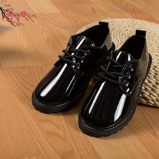 Unisex British-Style Leather Shoes for Kids: Soft-Soled, Versatile Performance Footwear in Various Styles