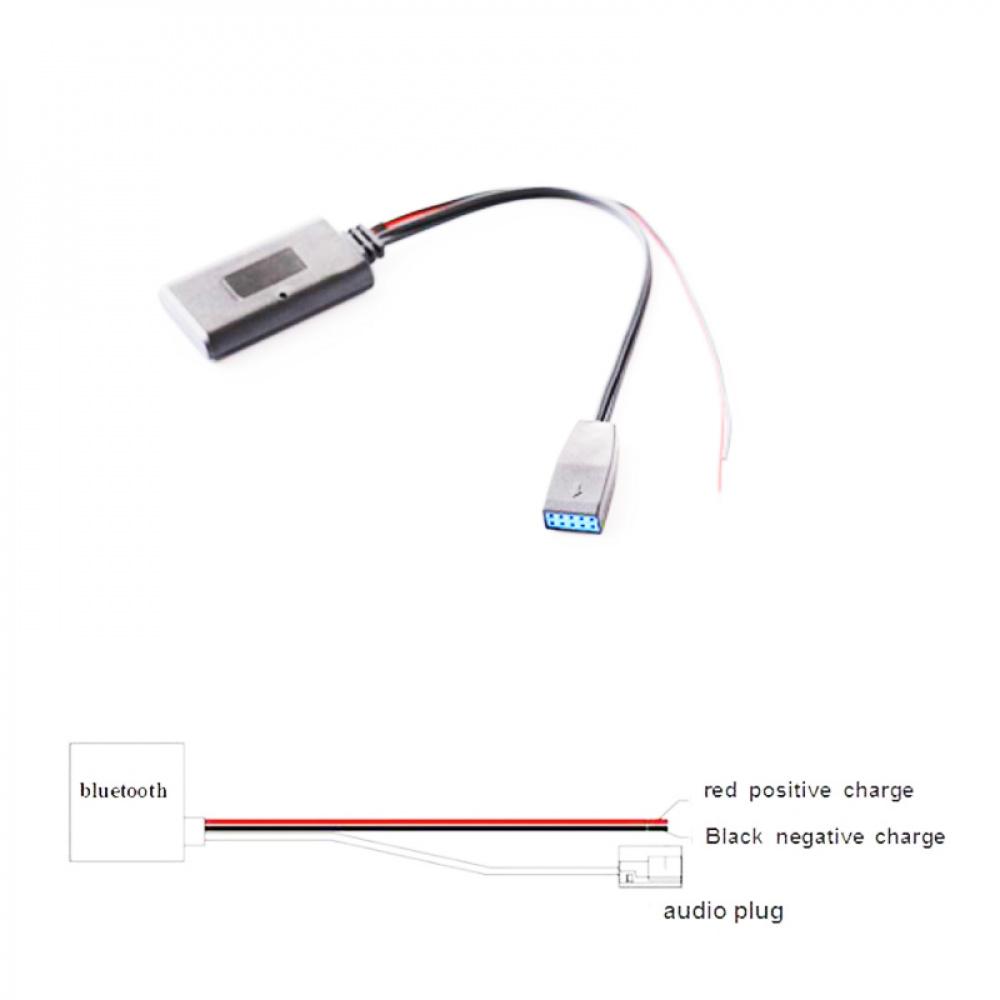 Kabelloses Bluetooth Autoradio CD Aux Audio Aux-Kabel für BMW E46 3er