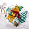 Winnie and Friends Themed Travel Umbrella-8 Ribs Automatic Opening and Closing, Portable Folding Design, Compact and Stylish Umbrella Suitab