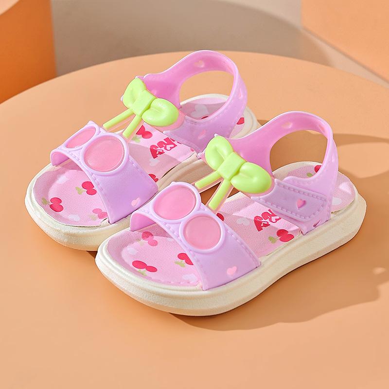 Girls' Sandals Summer Children's Princess Sandals Student Soft Sole Versatile Little Girls' Big Kids' Beach Shoes